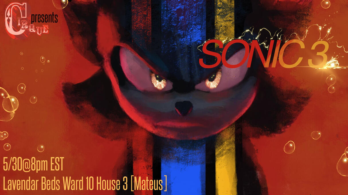 May 2026: Sonic the Hedgehog 3